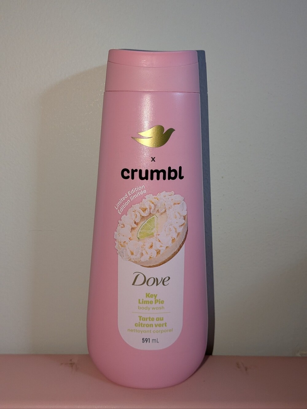 Dove + Crumbl Key Lime Pie Body Wash